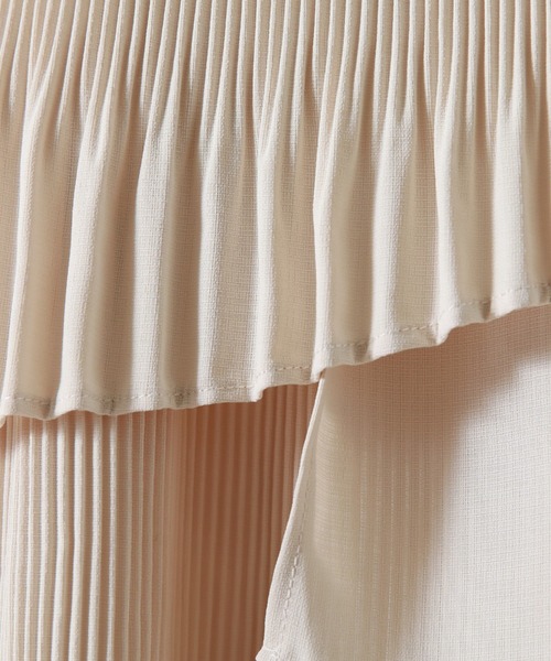 Cheek（チーク）の「ランダムティアードプリーツスカート（スカート・レディース・ブルー/グリーン/アイボリー・MEDIUM）」の11枚目の写真