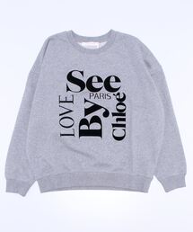 SEE BY CHLOE | SWEAT SHIRT/プリントスウェットシャツ(スウェット)