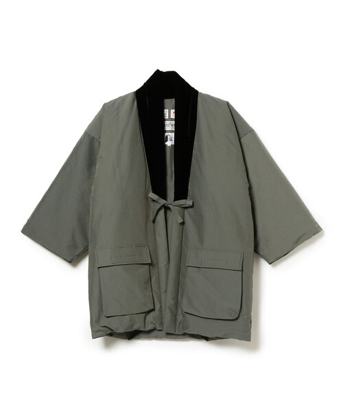 BEAMS JAPAN（ビームス　ジャパン）の「THIS IS MADE IN JAPAN × BEAMS JAPAN / 別注 どてら ダウンジャケット Vol.6（ダウンジャケット/コート・レディース・チャコールグレー/ネイビー・4/3/2）」の6枚目の写真