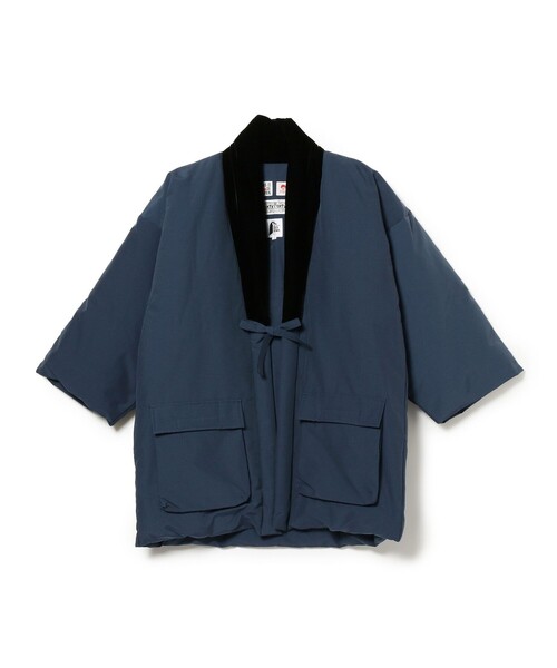 BEAMS JAPAN（ビームス　ジャパン）の「THIS IS MADE IN JAPAN × BEAMS JAPAN / 別注 どてら ダウンジャケット Vol.6（ダウンジャケット/コート・レディース・チャコールグレー/ネイビー・4/3/2）」の16枚目の写真