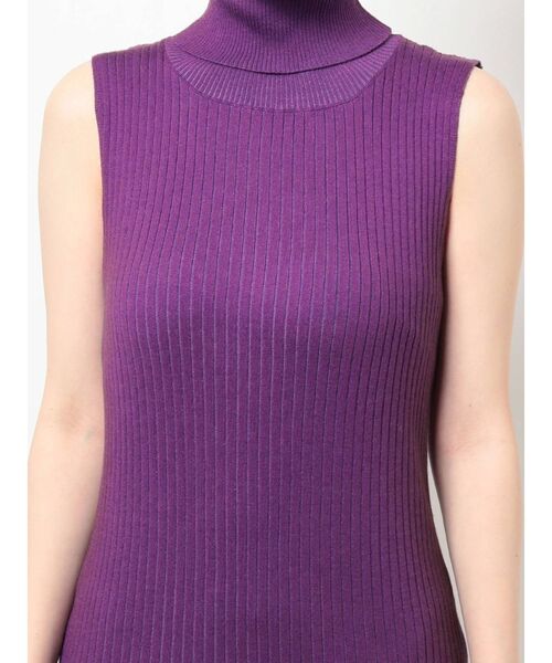 EVRIS（エヴリス）の「タートルネックリブノースリワンピース（ワンピース・レディース・ブラック/パープル/グリーン・FREE）」の21枚目の写真