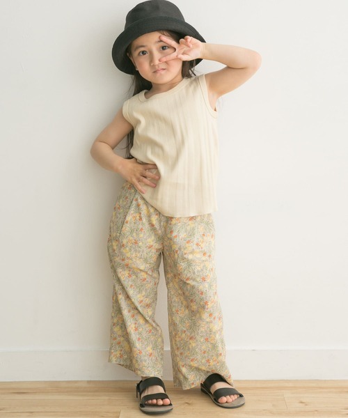 URBAN RESEARCH DOORS（アーバンリサーチドアーズ）の「ノースリーブランダムリブカットソー(KIDS)（Tシャツ/カットソー・キッズ・アイボリー/スミクロ・120/105/135）」の7枚目の写真