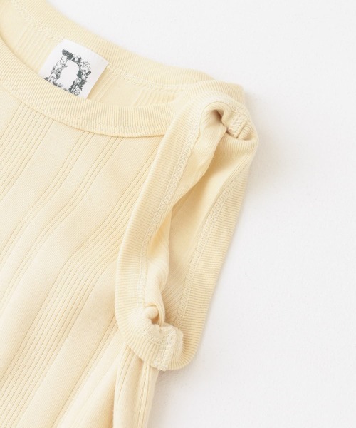 URBAN RESEARCH DOORS（アーバンリサーチドアーズ）の「ノースリーブランダムリブカットソー(KIDS)（Tシャツ/カットソー・キッズ・アイボリー/スミクロ・120/105/135）」の10枚目の写真