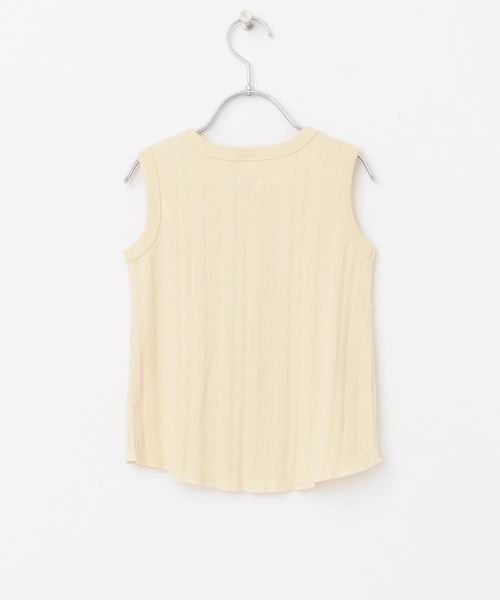 URBAN RESEARCH DOORS（アーバンリサーチドアーズ）の「ノースリーブランダムリブカットソー(KIDS)（Tシャツ/カットソー・キッズ・アイボリー/スミクロ・120/105/135）」の18枚目の写真