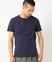 REMI RELIEF | ◇REMI RELIEF×BEAMS PLUS / 別注 ヘンリーネックTシャツ(Tシャツ/カットソー)