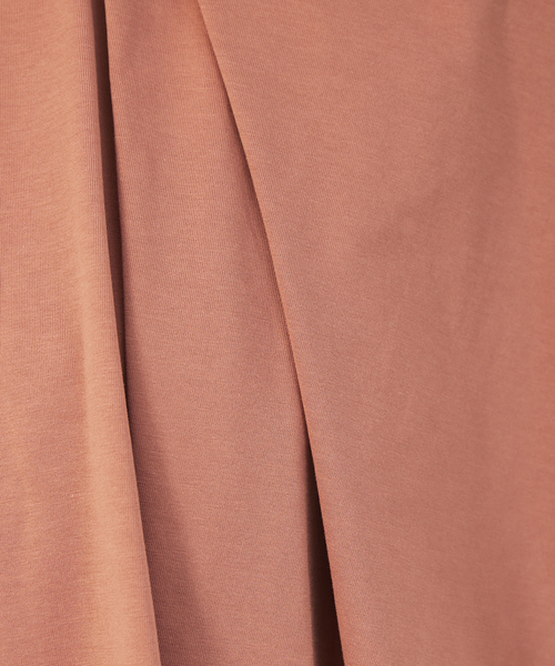 qualite(カリテ)の「2wayアシメフラッププルオーバー(Tシャツ/カットソー・レディース・ホワイト/サーモンピンク/チャコールグレー・フリー)」の22枚目の写真