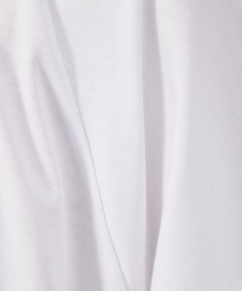 qualite(カリテ)の「2wayアシメフラッププルオーバー(Tシャツ/カットソー・レディース・ホワイト/サーモンピンク/チャコールグレー・フリー)」の20枚目の写真