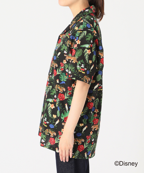 SLOBE IENA(スローブイエナ)の「【LOVALOT】SLOBE別注アロハシャツ(シャツ/ブラウス・レディース・ブラック・MEDIUM/LARGE)」の3枚目の写真