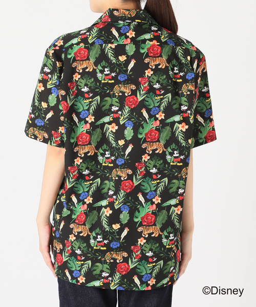 SLOBE IENA(スローブイエナ)の「【LOVALOT】SLOBE別注アロハシャツ(シャツ/ブラウス・レディース・ブラック・MEDIUM/LARGE)」の4枚目の写真