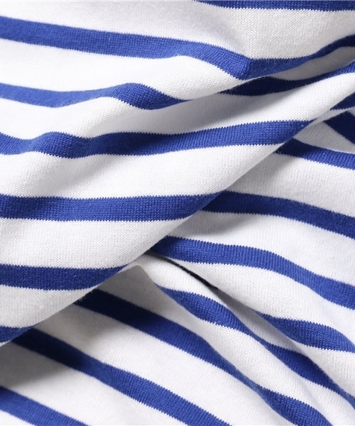 ORCIVAL（オーシバル）の「ORCIVAL 40/2半袖　カットソー（Tシャツ/カットソー・レディース・ホワイト×ブラック/ホワイト×ブルー/ホワイト×イエロー/グレー×ホワイト・FREE）」の13枚目の写真