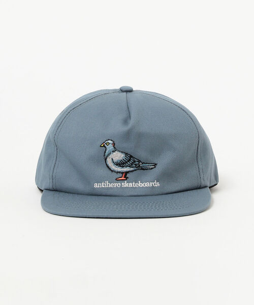 ANTI HERO（アンタイヒーロー）の「ANTI HERO / Pigeon Snapback Cap（キャップ・メンズ・ライトブルー・ONE SIZE）」の2枚目の写真
