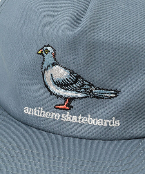 ANTI HERO（アンタイヒーロー）の「ANTI HERO / Pigeon Snapback Cap（キャップ・メンズ・ライトブルー・ONE SIZE）」の4枚目の写真