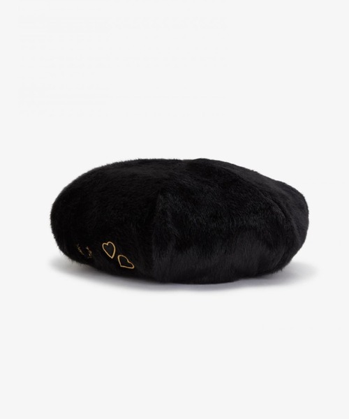 FRED PERRY(フレッドペリー)の「Amy Winehouse Beret(ハンチング/ベレー帽・レディース・ブラック・ONE SIZE)」の4枚目の写真