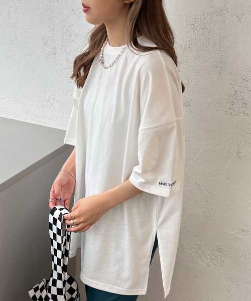 apres jour mignon(アプレジュールミニョン)の「アソートBIGTシャツ【ZOZOTOWN限定アイテム】(Tシャツ/カットソー・レディース・ホワイト系その他3/ホワイト系その他/ブラック系その他2/ブラック系その他/ホワイト系その他2/オフホワイト/ブラック/その他・X-LARGE/フリー)」の3枚目の写真