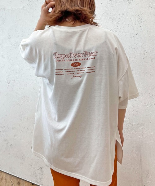 apres jour mignon(アプレジュールミニョン)の「アソートBIGTシャツ【ZOZOTOWN限定アイテム】(Tシャツ/カットソー・レディース・ホワイト系その他3/ホワイト系その他/ブラック系その他2/ブラック系その他/ホワイト系その他2/オフホワイト/ブラック/その他・X-LARGE/フリー)」の4枚目の写真