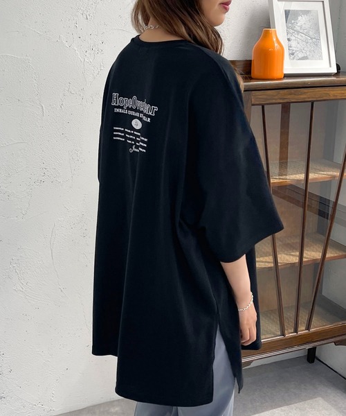 apres jour mignon(アプレジュールミニョン)の「アソートBIGTシャツ【ZOZOTOWN限定アイテム】(Tシャツ/カットソー・レディース・ホワイト系その他3/ホワイト系その他/ブラック系その他2/ブラック系その他/ホワイト系その他2/オフホワイト/ブラック/その他・X-LARGE/フリー)」の8枚目の写真