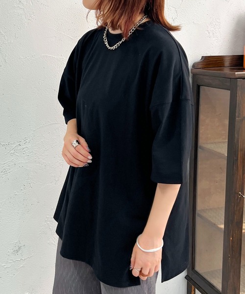 apres jour mignon(アプレジュールミニョン)の「アソートBIGTシャツ【ZOZOTOWN限定アイテム】(Tシャツ/カットソー・レディース・ホワイト系その他3/ホワイト系その他/ブラック系その他2/ブラック系その他/ホワイト系その他2/オフホワイト/ブラック/その他・X-LARGE/フリー)」の5枚目の写真