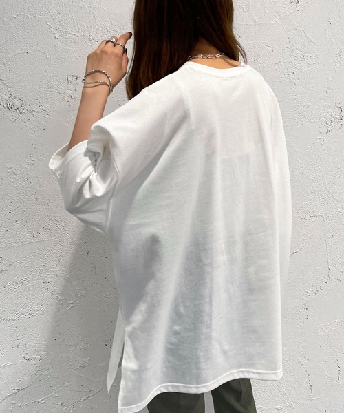 apres jour mignon(アプレジュールミニョン)の「アソートBIGTシャツ【ZOZOTOWN限定アイテム】(Tシャツ/カットソー・レディース・ホワイト系その他3/ホワイト系その他/ブラック系その他2/ブラック系その他/ホワイト系その他2/オフホワイト/ブラック/その他・X-LARGE/フリー)」の14枚目の写真