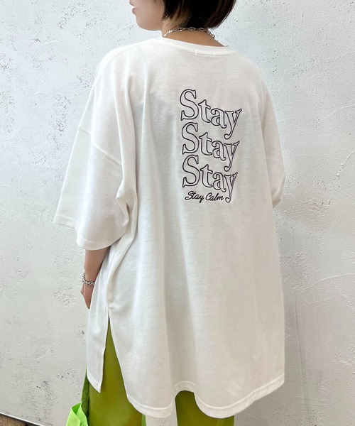 apres jour mignon(アプレジュールミニョン)の「アソートBIGTシャツ【ZOZOTOWN限定アイテム】(Tシャツ/カットソー・レディース・ホワイト系その他3/ホワイト系その他/ブラック系その他2/ブラック系その他/ホワイト系その他2/オフホワイト/ブラック/その他・X-LARGE/フリー)」の20枚目の写真