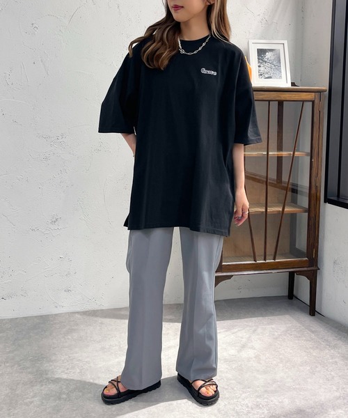 apres jour mignon(アプレジュールミニョン)の「アソートBIGTシャツ【ZOZOTOWN限定アイテム】(Tシャツ/カットソー・レディース・ホワイト系その他3/ホワイト系その他/ブラック系その他2/ブラック系その他/ホワイト系その他2/オフホワイト/ブラック/その他・X-LARGE/フリー)」の10枚目の写真