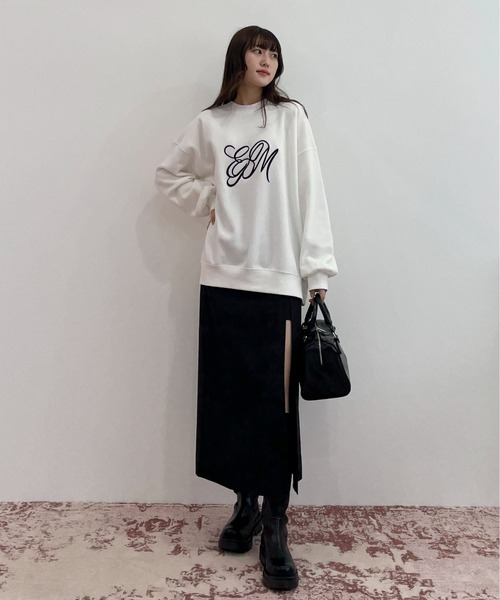 EPIMI E'PIMMY(エピミエピミー)の「【取り外し可能】レイヤードスリットスカート(スカート・レディース・アイボリー/ブラック・MEDIUM)」の19枚目の写真