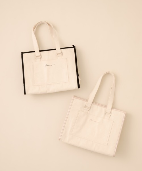 OLIVE des OLIVE(オリーブデオリーブ)の「Aimerianejoieキャリーオントート 1540100404(トートバッグ・レディース・ブラック/ピンク/スミクロ/ブルー/ライトブラウン/ラベンダー・FREE)」の21枚目の写真