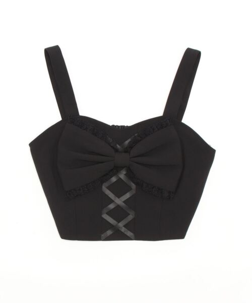 Jamie エーエヌケー（ジェイミーエーエヌケー）の「リボンビスチェ（シャツ/ブラウス・レディース・ブラック/A・M）」の12枚目の写真