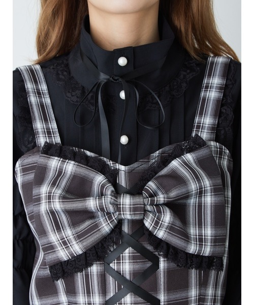 Jamie エーエヌケー（ジェイミーエーエヌケー）の「リボンビスチェ（シャツ/ブラウス・レディース・ブラック/A・M）」の5枚目の写真