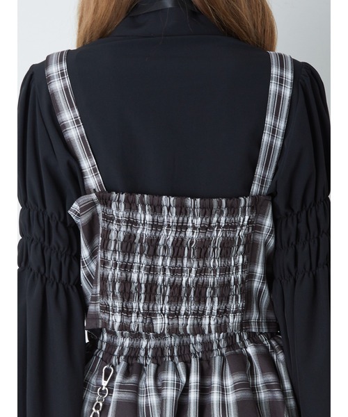 Jamie エーエヌケー（ジェイミーエーエヌケー）の「リボンビスチェ（シャツ/ブラウス・レディース・ブラック/A・M）」の7枚目の写真