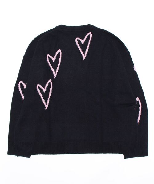 ZADIG&VOLTAIRE（ザディグ　エ　ヴォルテール）の「MARKUS WS HEART（ニット/セーター・レディース・ネイビー/インディゴブルー・L/XS/M/S）」の8枚目の写真