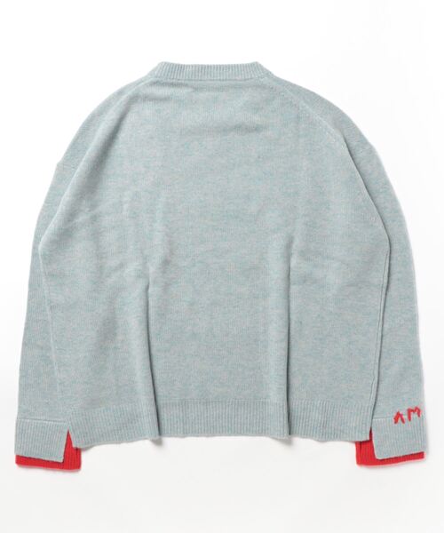 ZADIG&VOLTAIRE（ザディグ　エ　ヴォルテール）の「MARKUS WS HEART（ニット/セーター・レディース・ネイビー/インディゴブルー・L/XS/M/S）」の9枚目の写真