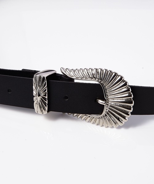 603（ロクマルサン）の「603 ウエスタンベルト（ベルト・メンズ・ブラック・MEDIUM）」の6枚目の写真