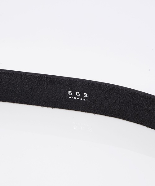603（ロクマルサン）の「603 ウエスタンベルト（ベルト・メンズ・ブラック・MEDIUM）」の8枚目の写真