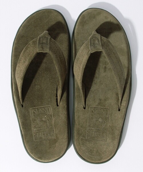 ISLAND SLIPPER（アイランドスリッパ）の「◇ISLAND SLIPPER×BEAMS / 別注 スエードトングサンダル（サンダル・メンズ・ネイビー/ブラウン系その他/オリーブ・8inch/9inch/10inch）」の20枚目の写真