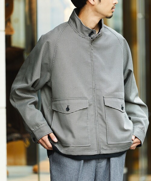 FREAK'S STORE(フリークスストア)の「FREAK'S STORE/フリークスストア ウーリージップJKT/ポリエステルウール/ハンティングジャケット(ブルゾン・メンズ・ライトグレー/ブラック/ベージュ/ブラウン/ダークグレー・SMALL/MEDIUM/LARGE)」の20枚目の写真