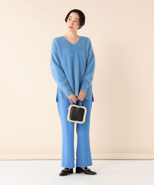 NOLLEY’S sophi ヘアリーVネックプルオーバーニット NOLLEY'S Sophi（ノーリーズソフィ）の「ヘアリーVネックプルオーバー