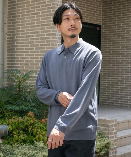 LANVIN PARIS 80s ストライプ ニットポロシャツ ストライプポロニット – ANDREA&Co.