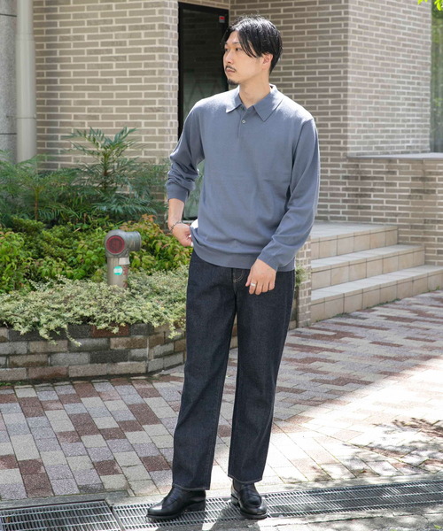 URBAN RESEARCH DOORS(アーバンリサーチドアーズ)の「LIFE STYLE TAILOR ハーモニーニットポロシャツ(ポロシャツ・メンズ・ネイビー/グレー系その他/ブルー系その他・40/38/42)」の21枚目の写真