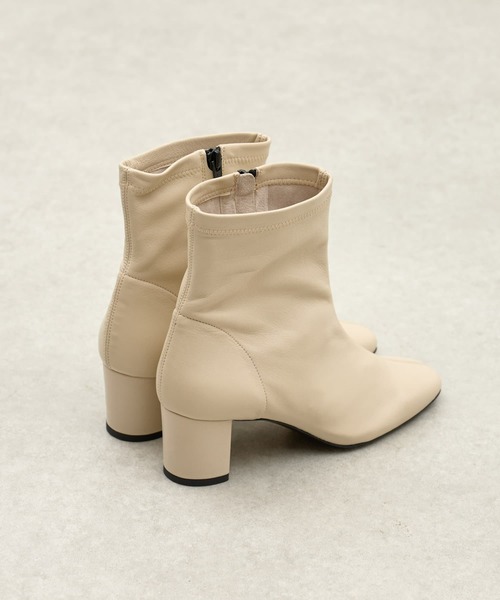 BEARDSLEY（ビアズリー）の「《FABIO RUSCONI・35～38サイズ》ショートブーツ（ブーツ・レディース・ブラウン/アイボリー・38/35/36/37）」の6枚目の写真