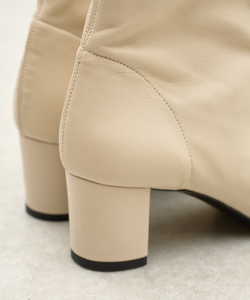 BEARDSLEY（ビアズリー）の「《FABIO RUSCONI・35～38サイズ》ショートブーツ（ブーツ・レディース・ブラウン/アイボリー・38/35/36/37）」の7枚目の写真