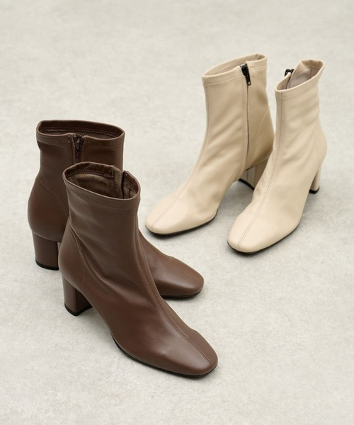 BEARDSLEY（ビアズリー）の「《FABIO RUSCONI・35～38サイズ》ショートブーツ（ブーツ・レディース・ブラウン/アイボリー・38/35/36/37）」の10枚目の写真