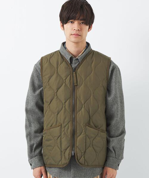TAION(タイオン)の「【WEB限定】<TAION>ミリタリー ダウン ベスト(ダウンベスト・メンズ・ブラック/オリーブ・L/XL/M)」の3枚目の写真