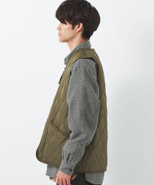 TAION(タイオン)の「【WEB限定】<TAION>ミリタリー ダウン ベスト(ダウンベスト・メンズ・ブラック/オリーブ・L/XL/M)」の4枚目の写真