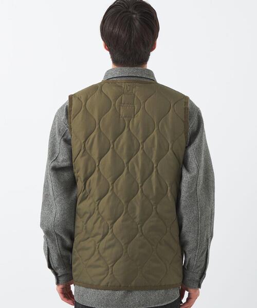 TAION(タイオン)の「【WEB限定】<TAION>ミリタリー ダウン ベスト(ダウンベスト・メンズ・ブラック/オリーブ・L/XL/M)」の5枚目の写真