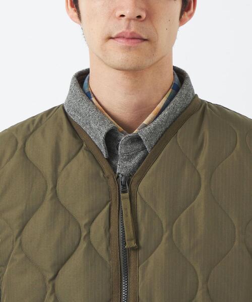 TAION(タイオン)の「【WEB限定】<TAION>ミリタリー ダウン ベスト(ダウンベスト・メンズ・ブラック/オリーブ・L/XL/M)」の6枚目の写真