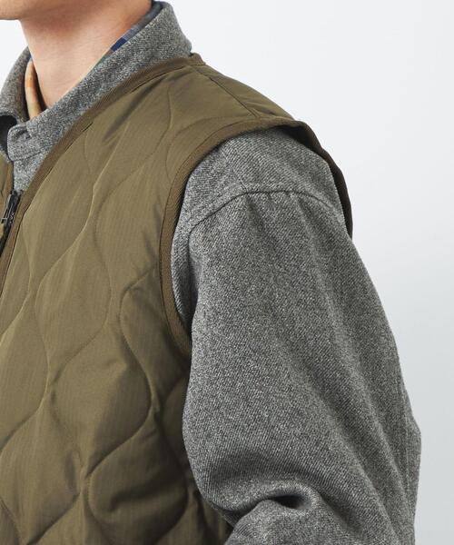TAION(タイオン)の「【WEB限定】<TAION>ミリタリー ダウン ベスト(ダウンベスト・メンズ・ブラック/オリーブ・L/XL/M)」の7枚目の写真