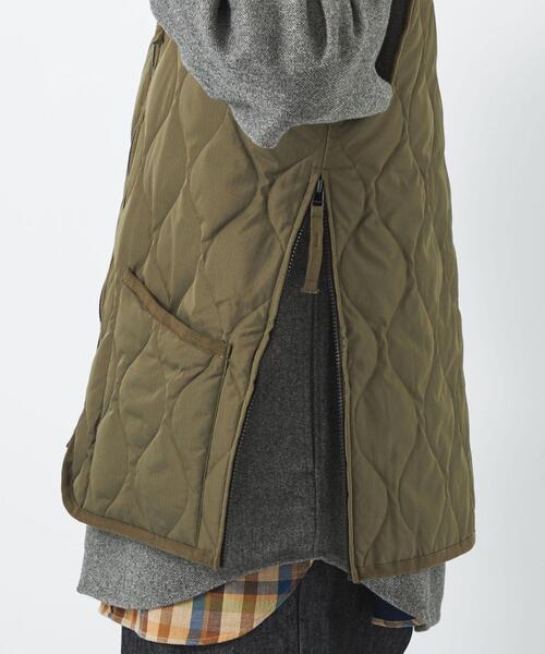 TAION(タイオン)の「【WEB限定】<TAION>ミリタリー ダウン ベスト(ダウンベスト・メンズ・ブラック/オリーブ・L/XL/M)」の9枚目の写真