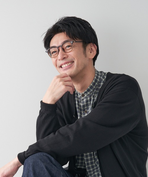 UNITED ARROWS（ユナイテッドアローズ）の「ウエリントン型 メガネ｜ユナイテッドアローズ｜Zoff | UNITED ARROWS RELAX（メガネ・レディース・グレー/ブラウン系その他/ブラック・FREE）」の18枚目の写真