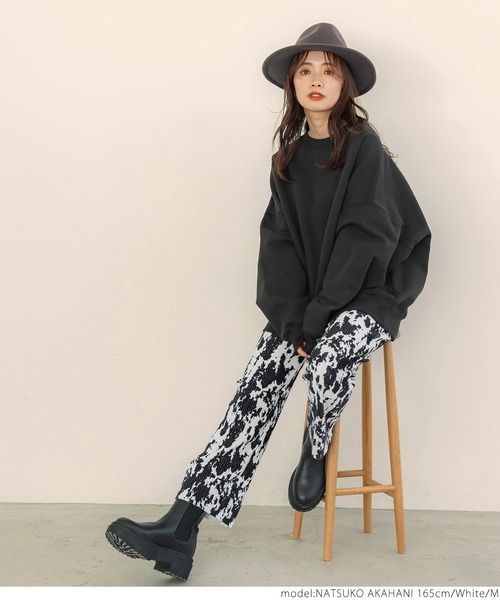 coca(coca)(コカ)の「冬バージョン楊柳パンツ(その他パンツ・レディース・ホワイト・M/L)」の2枚目の写真