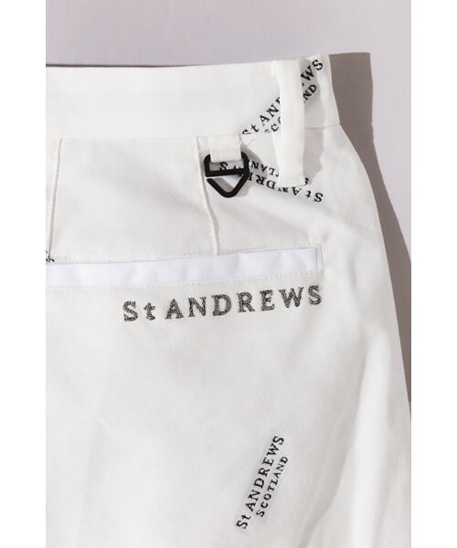 St ANDREWS】ロゴジャガードパンツ (MENS) St ANDREWS】ロゴジャガード